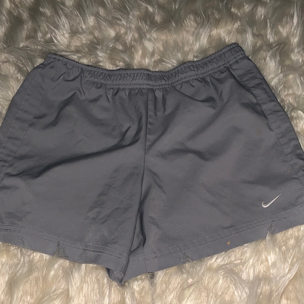 Nike Women's Athletic Shorts - Charcoal Gray
